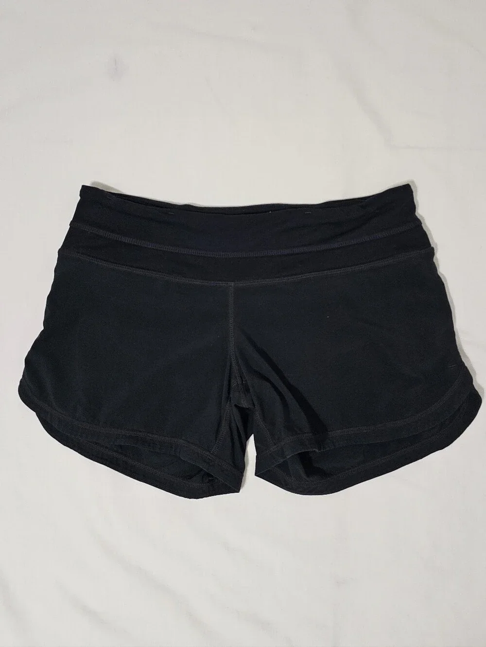 Lululemon Speed Short Black Size 4 Lined Running Athletic Workout Shorts